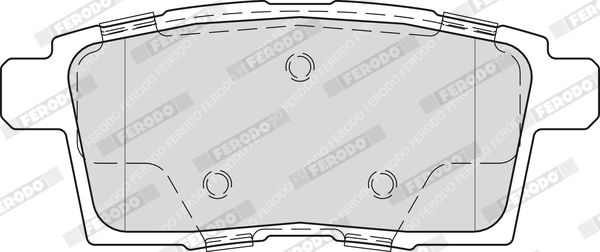 FERODO 1001206429 FDB4366 - Fékbetét készlet, tárcsafék