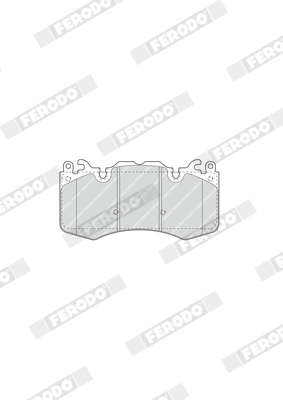 FERODO  FDB4379 - Fékbetét készlet, tárcsafék
