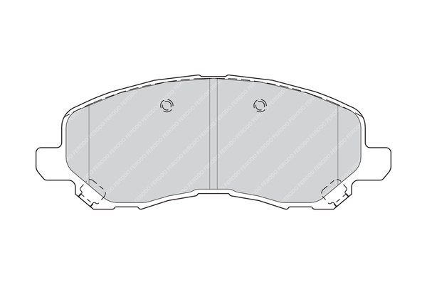 FERODO 1001206434 FDB4388 - Fékbetét készlet, tárcsafék