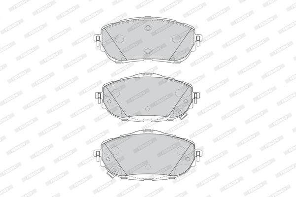 FERODO FDB4648 Fékbetét készlet, tárcsafék
