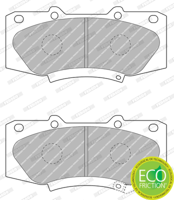 FERODO 1001354144 FDB4715 - Fékbetét készlet, tárcsafék