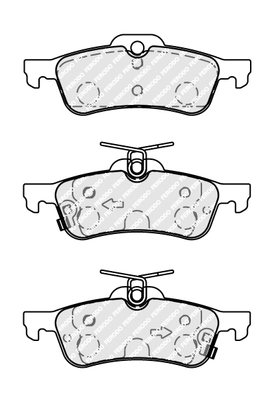 FERODO FDB5153 FDB5153 SET PLACUTE FRANA - FERODO