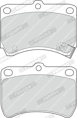 FERODO EO FDB597 Fékbetét készlet, tárcsafék