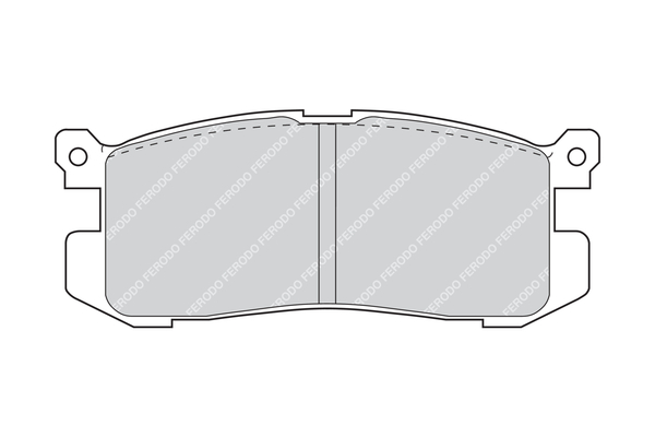 FERODO EO FDB630 Fékbetét készlet, tárcsafék