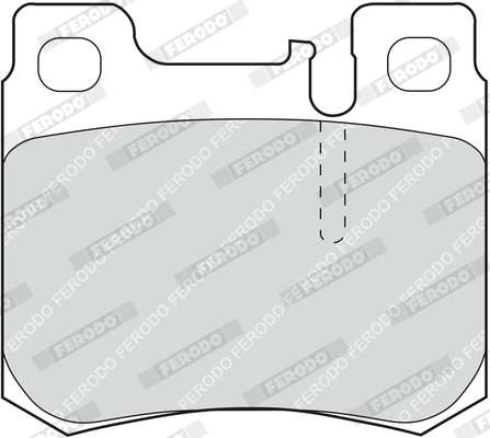 FERODO 1000314737 FDB693 - Fékbetét készlet, tárcsafék