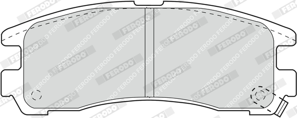 FERODO  FDB803 FÉKBETÉT KÉSZLET, TÁRCSAFÉK