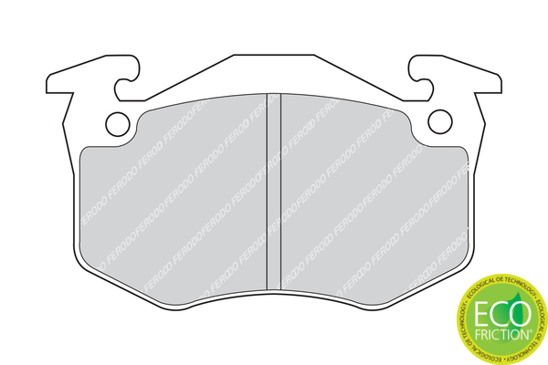 FERODO FER FDB881 Fékbetét készlet, tárcsafék