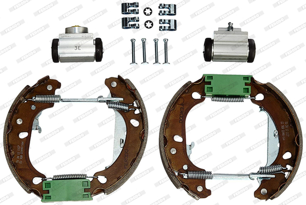 FERODO FMK427 Fékpofakészlet kézifékhez, rögzítőfékhez, dobfékhez