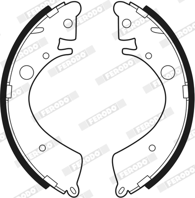 FERODO 1001546220 FSB219 - Fékpofakészlet