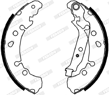 FERODO 1000824922 FSB4037 - Fékpofakészlet