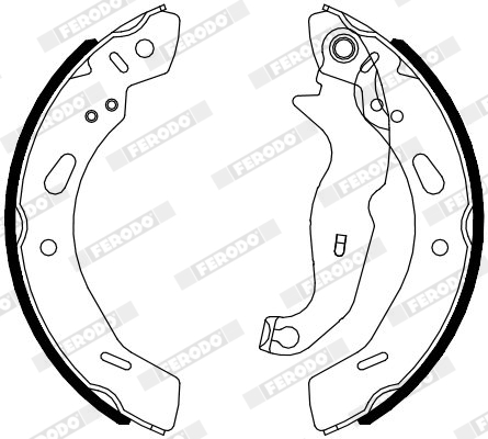 FERODO FSB4080 FSB4080 FÉKPOFAKÉSZLET