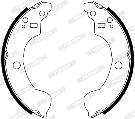 FERODO FSB4106 FSB4106 FÉKPOFAKÉSZLET