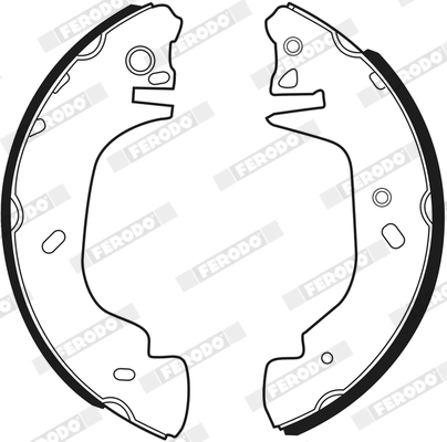 FERODO FSB542 Fékpofakészlet kézifékhez, rögzítőfékhez, dobfékhez