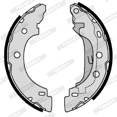 FERODO FSB583 FSB583 FÉKPOFAKÉSZLET