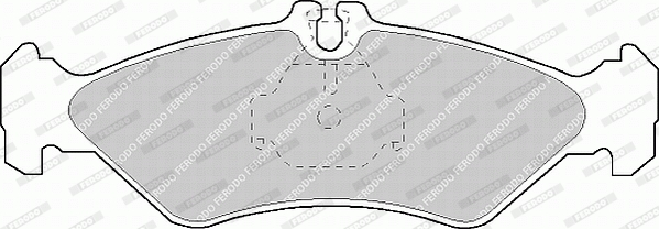 FERODO FVR1039 Fékbetét készlet, tárcsafék