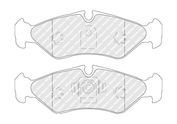 FERODO 1001206535 FVR1039 - Fékbetét készlet, tárcsafék