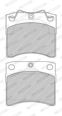 FERODO FVR1131 Fékbetét készlet, tárcsafék