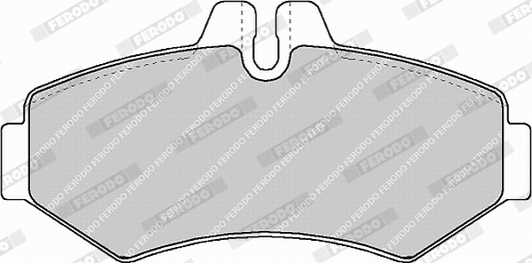FERODO 1000375019 FVR1306 - Fékbetét készlet, tárcsafék