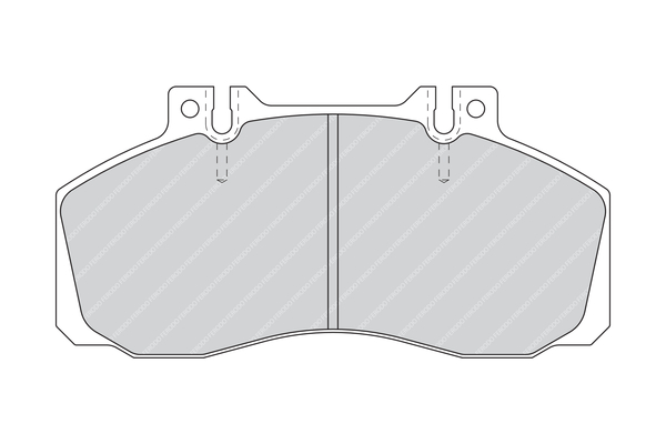 FERODO FVR1522 Fékbetét készlet, tárcsafék
