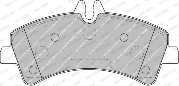 FERODO FER FVR1779 Fékbetét készlet, tárcsafék