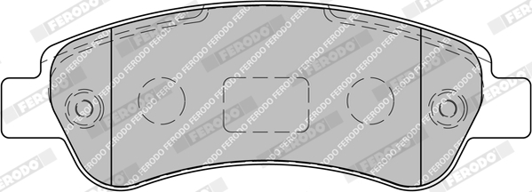 FERODO 1001054636 FVR1927 - Fékbetét készlet, tárcsafék