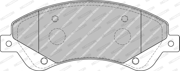 FERODO 1001206557 FVR1929 - Fékbetét készlet, tárcsafék