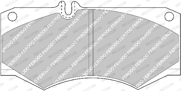 FERODO FVR239 Fékbetét készlet, tárcsafék
