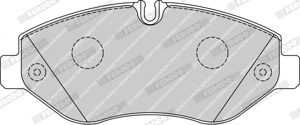 FERODO FVR4036 Fékbetét készlet, tárcsafék