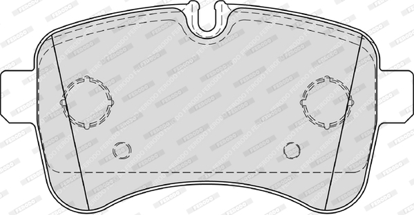FERODO 1000808695 FVR4037 - Fékbetét készlet, tárcsafék