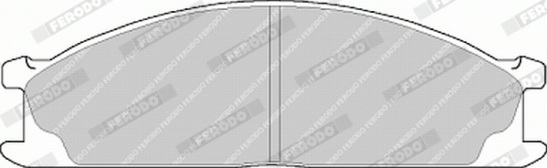 FERODO 1001206577 FVR641 - Fékbetét készlet, tárcsafék