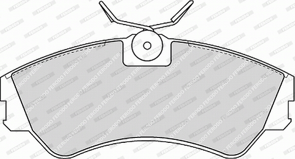 FERODO FER FVR785 Fékbetét készlet, tárcsafék