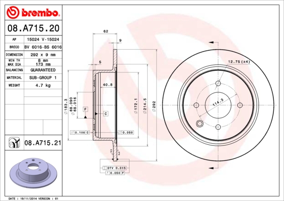 BREMBO  FĂŠktĂĄrcsa