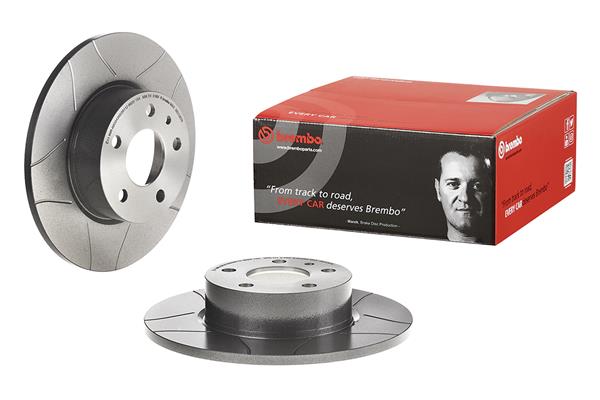 BREMBO 1001739718 08.3126.76 - Hátsó féktárcsa