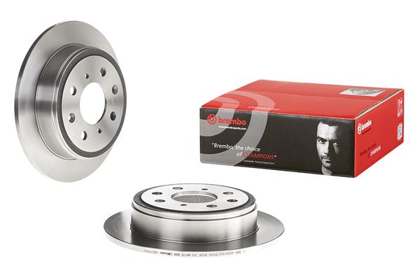 BREMBO 1001365203 08.5719.10 - Hátsó féktárcsa