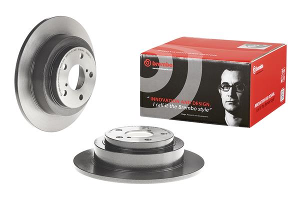 BREMBO 1001099655 08.6897.11 - Hátsó féktárcsa