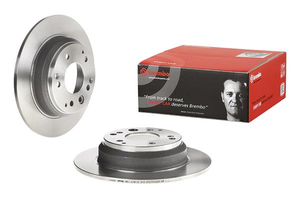 BREMBO 1000232493 08.6898.10 - Hátsó féktárcsa