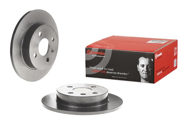 BREMBO 1001099646 08.7626.11 - Hátsó féktárcsa