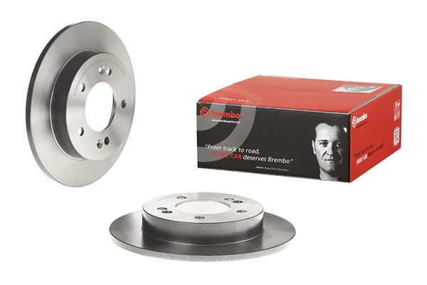 BREMBO 1001538319 08.9081.21 - Hátsó féktárcsa