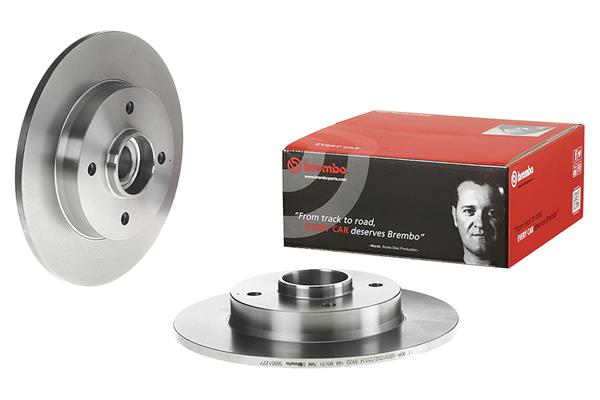 BREMBO 1000840482 08.9512.27 - Hátsó féktárcsa