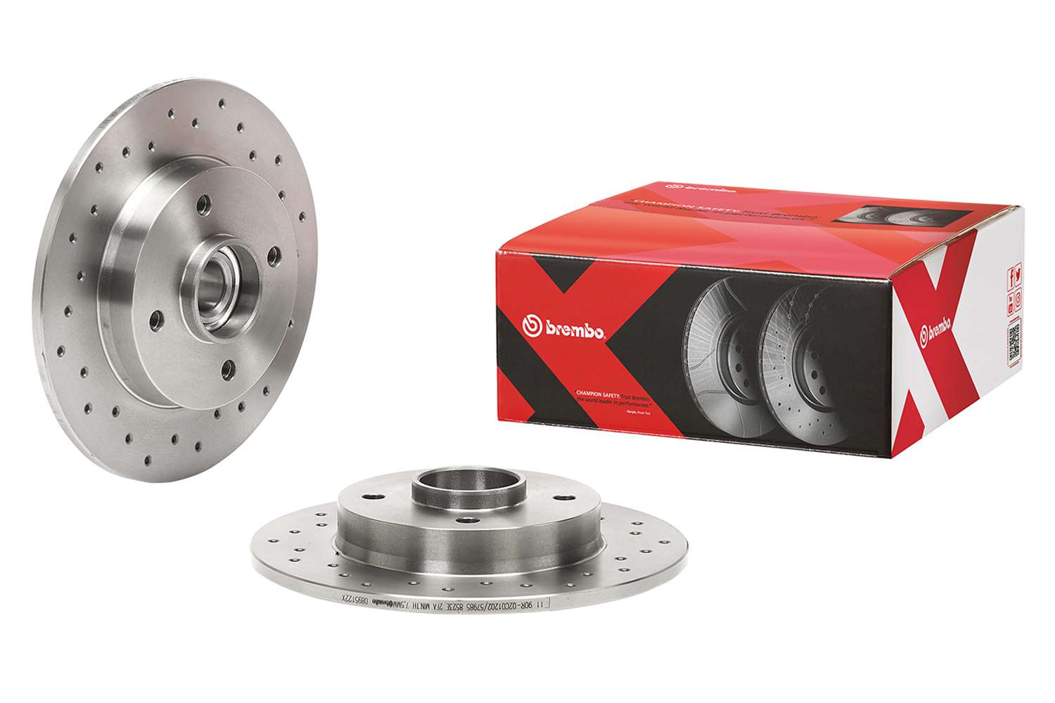 BREMBO BRE08.9512.2X Féktárcsa