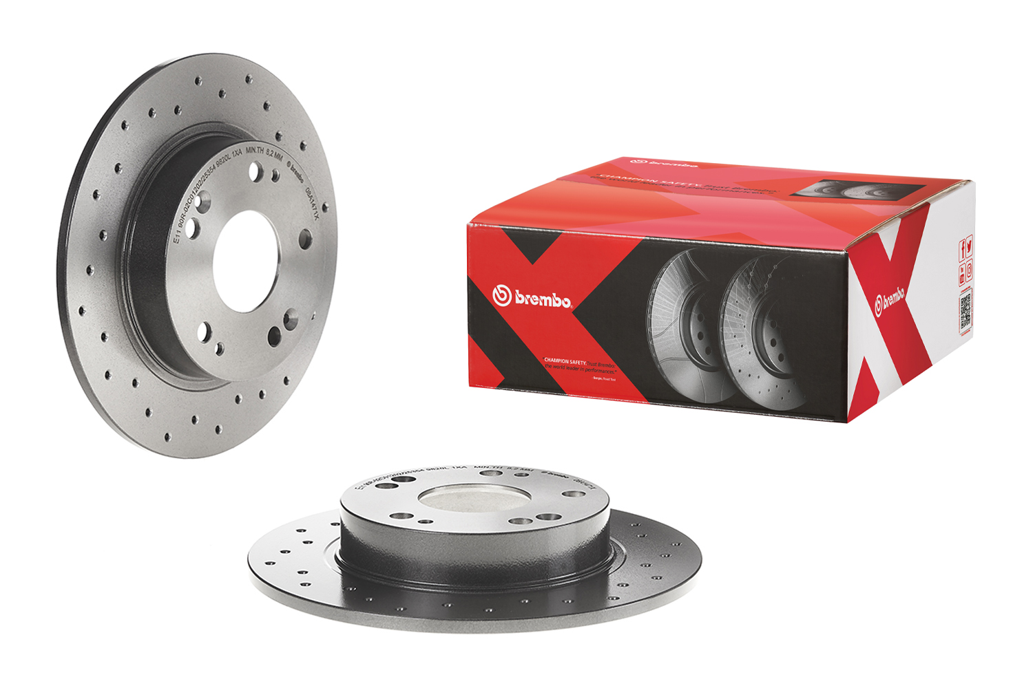 BREMBO BRE08.A147.1X Féktárcsa