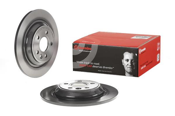 BREMBO 1001538457 08.A537.11 - Hátsó féktárcsa