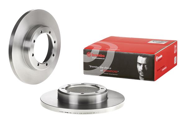 BREMBO 1001538519 08.A650.10 - Hátsó féktárcsa