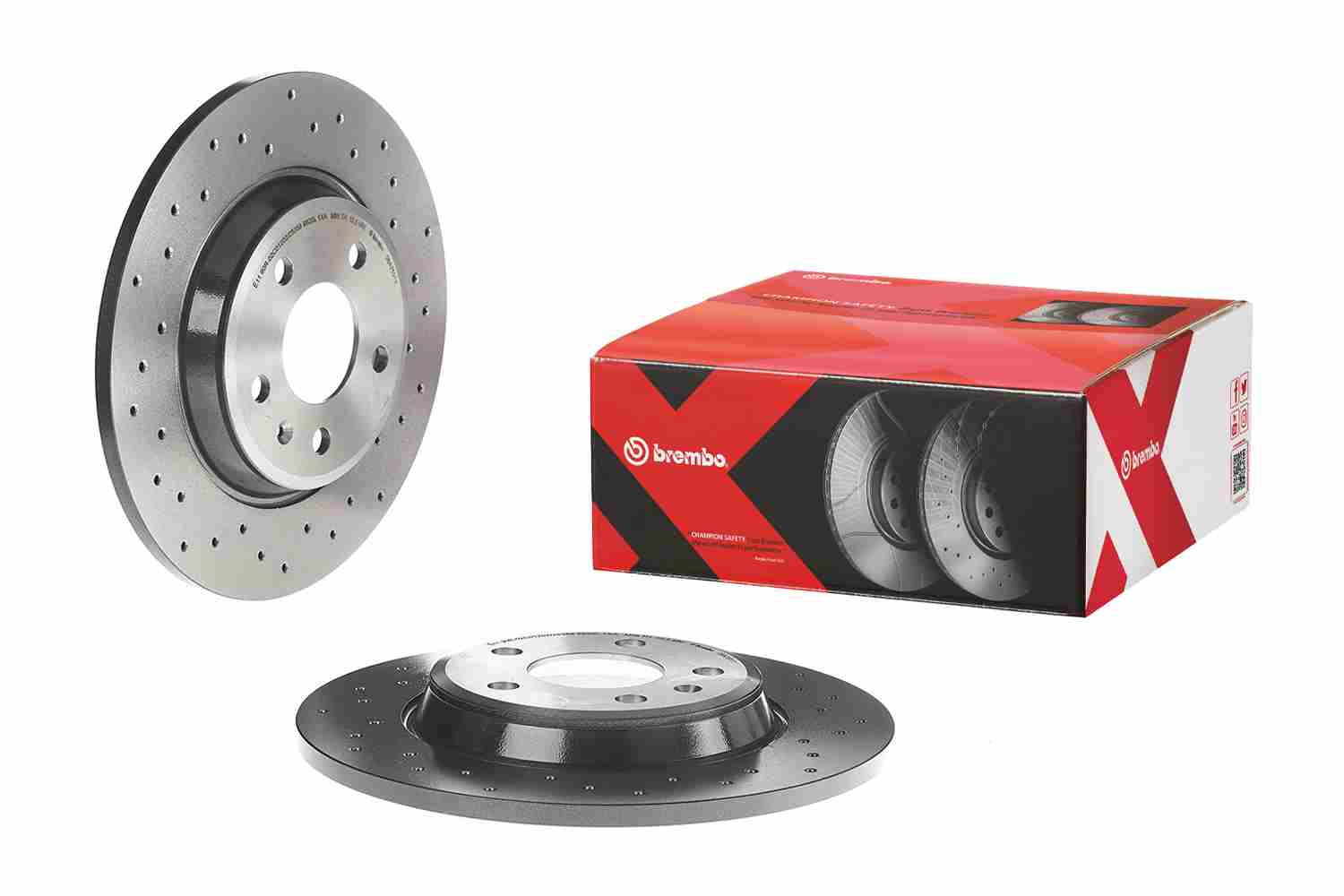 BREMBO 1001739326 08.A759.1X - Hátsó féktárcsa