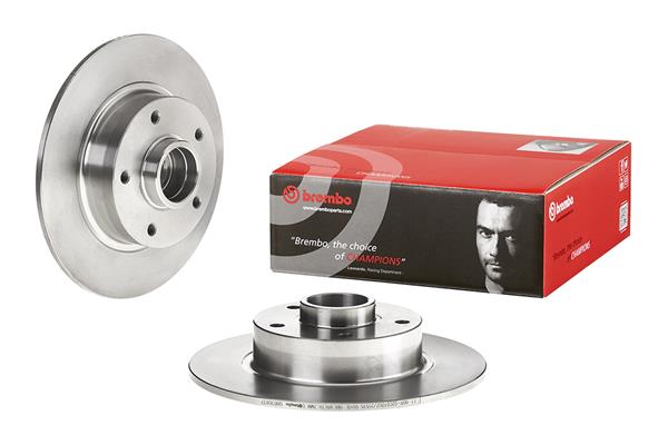 BREMBO 1001763854 08.B369.37 - Hátsó féktárcsa