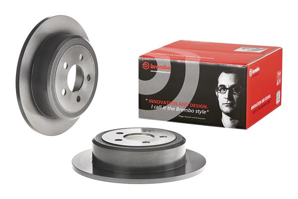 BREMBO 1001874855 08.B529.11 - Hátsó féktárcsa