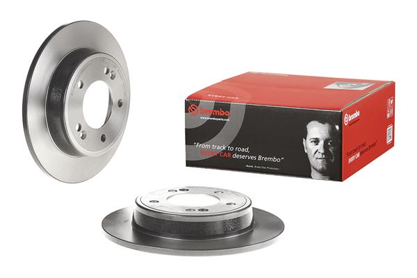 BREMBO 1001538627 08.C172.21 - Hátsó féktárcsa