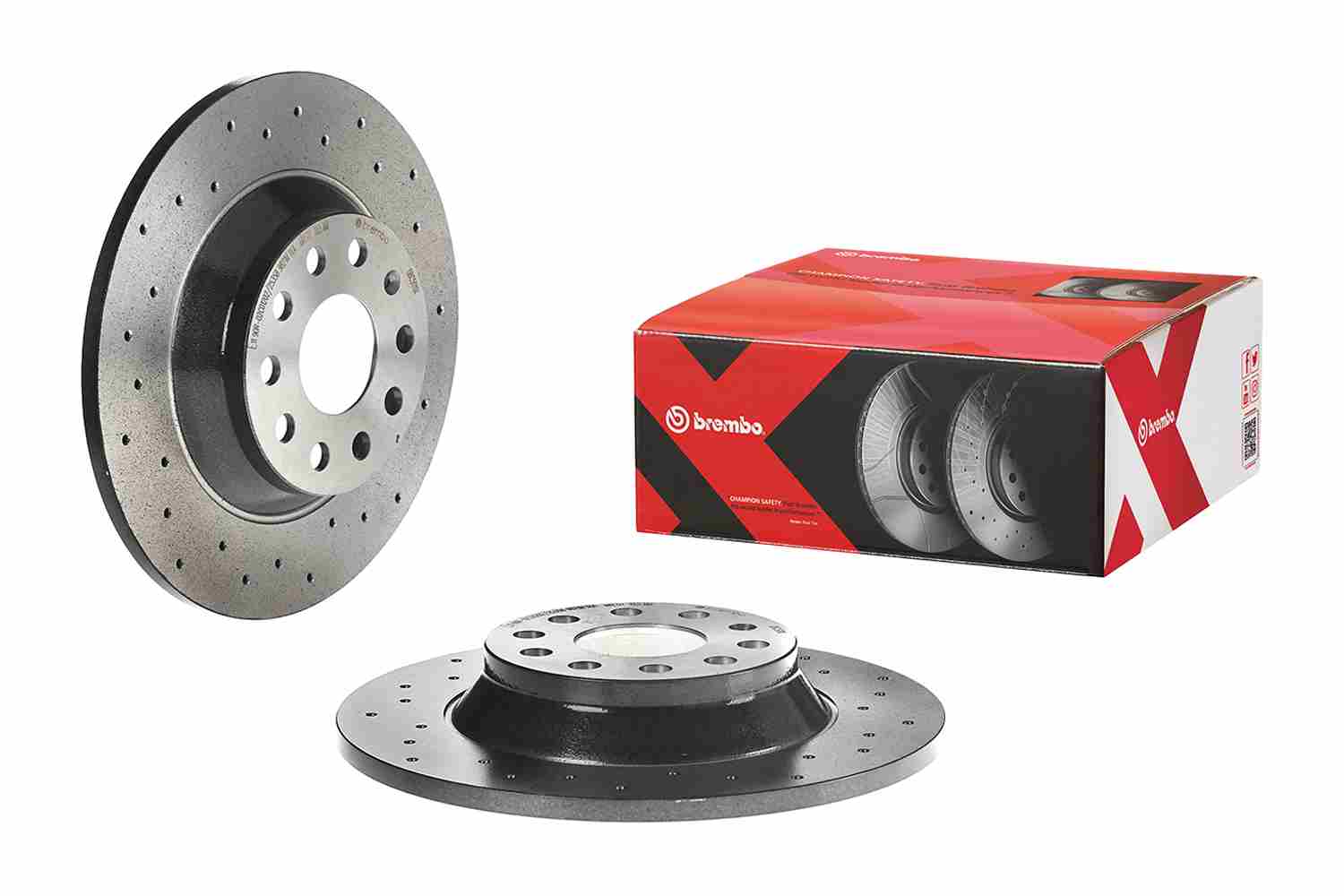 BREMBO 1009152673 08.C501.1X - Hátsó féktárcsa