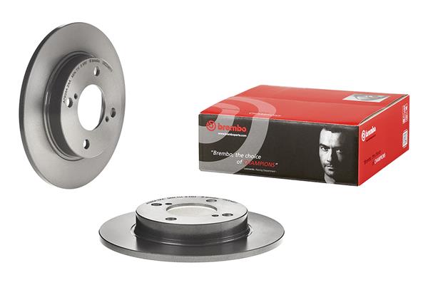 BREMBO 1001872553 08.D248.11 - Hátsó féktárcsa