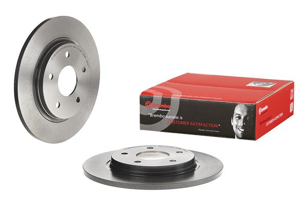 BREMBO 1001523080 08.N123.11 - Hátsó féktárcsa